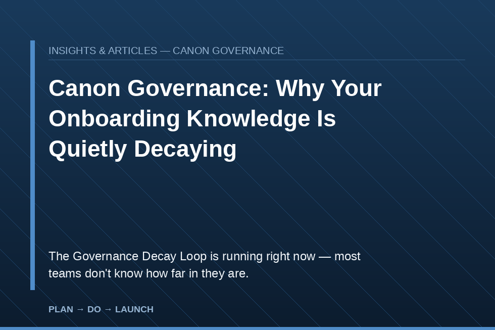 Illustration of knowledge governance accelerating SaaS onboarding